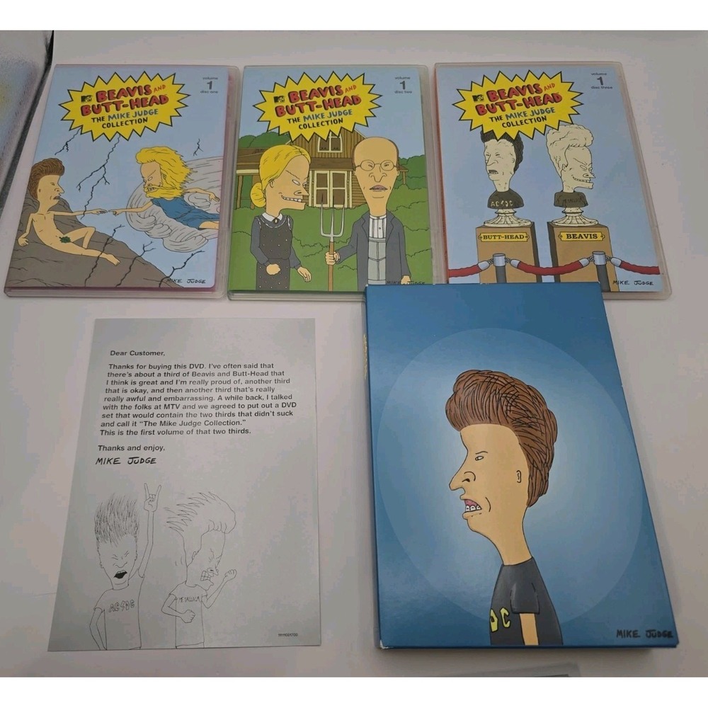 Beavis and Butt-Head - The Mike Judge Collection: Vol. 1 (DVD, 2005, 3-Disc Set,